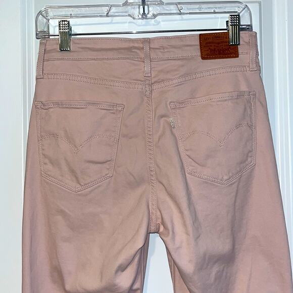 Levi’s Blush Pink High Rise Skinny Ankle Jeans - Picture 5 of 11